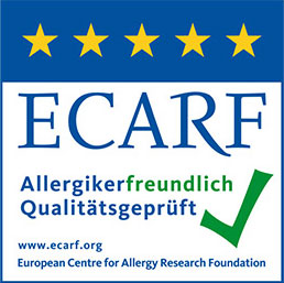 ECARF-Gütesiegel: Allergikerfreundlich – qualitätsgeprüft